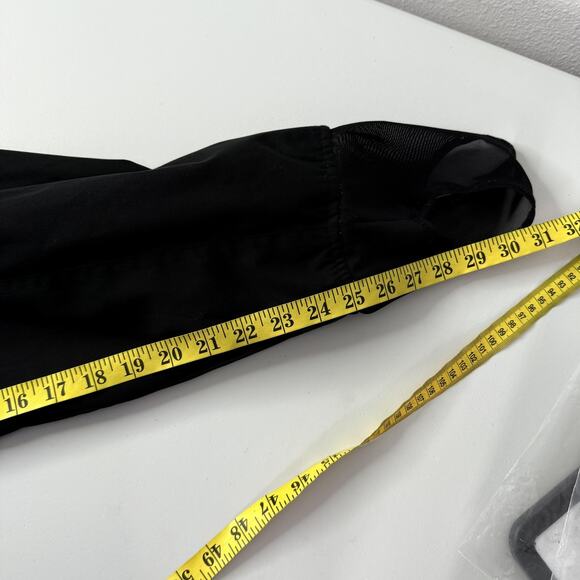 Obermeyer Pants Womens 12 Black Stiletto Ski Snow Insulated Belted Stirrups - Picture 15 of 16